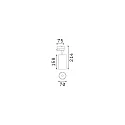 Ideal Lux Projecteur triphasé FOX 25W BIG / ON-OFF 840 réglable, on/off IP20, noir mat 