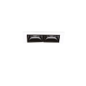 recessed downlight LIKA FI TRIM D07 2 flames, on/off, with trim, UGR < 16 IP20, white matt 