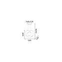 Ideal Lux Luminaire à suspension FRAME réglable IP20, noir