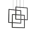 Luminaire à suspension FRAME réglable IP20, noir