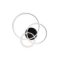 ceiling luminaire FRAME IP20, black