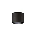 Abat-jour SET UP CILINDRO Ø 16.5CM cylindrique, protection accrue contre les incendies, noir