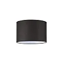Abat-jour SET UP CILINDRO Ø 16.5CM cylindrique, protection accrue contre les incendies, noir