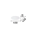 Ideal Lux Disque d'épandage SET UP DISCO ACRILICO D45