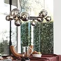 Ideal Lux Luminaire à suspension PERLAGE 14 flammes G9 IP20, noir 