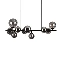 Luminaire à suspension PERLAGE 10 flammes G9 IP20, noir 
