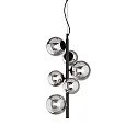 Luminaire à suspension PERLAGE 6 flammes G9 IP20, noir 