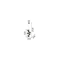 Ideal Lux Luminaire à suspension PERLAGE 6 flammes G9 IP20, noir 