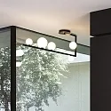 Ideal Lux Luminaire de plafond BIRDS PL5 5 flammes G9 IP20, noir mat 