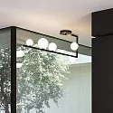 Ideal Lux Luminaire de plafond BIRDS PL5 5 flammes G9 IP20, noir mat 