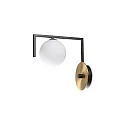 Luminaire mural BIRDS AP1 à 1 flamme G9 IP20, noir mat 