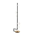 Lampadaire BIRDS PT5 5 flammes, avec interrupteur G9 IP20, noir mat 