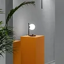 Ideal Lux Lampe de table BIRDS TL1 à 1 flamme, avec interrupteur G9 IP20, noir mat 
