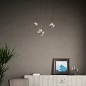 Ideal Lux Luminaire à suspension EQUINOXE SP1 à 1 flamme G4 IP20, laiton