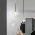 Ideal Lux Luminaire à suspension EQUINOXE SP1 à 1 flamme G4 IP20, laiton