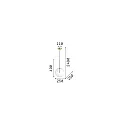 Ideal Lux Luminaire à suspension EQUINOXE SP1 à 1 flamme G4 IP20, laiton