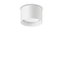 Ideal Lux ceiling luminaire SPIKE PL1 ROUND GX53 down, round, rigid GX53 IP20, white matt 