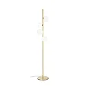 Lampadaire PERLAGE 4 flammes G9 IP20, laiton satiné 