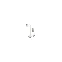 Lampadaire AXEL avec interrupteur, réglable E27 IP20