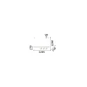 Ideal Lux Luminaire à suspension PERLINE SP3 3 flammes G9 IP20, laiton