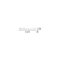Luminaire triphasé DISPLAY WIDE 1125 IP20