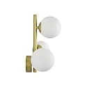 Ideal Lux Luminaire mural PERLAGE 3 flammes G9 IP20, laiton satiné 