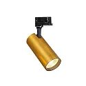 Projecteur triphasé FOX 25W BIG / ON-OFF 830 réglable, on/off IP20, laiton satiné 