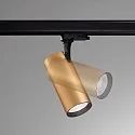 Ideal Lux Projecteur triphasé FOX 25W BIG / ON-OFF 830 réglable, on/off IP20, laiton satiné 