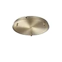 Canopée ROUND STANDARD Ø 30CM 3 fois, rond, laiton, bruni