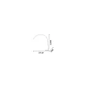 Lampadaire DORSALE E27 IP20