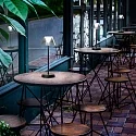 Ideal Lux Lampe de table à accu LOLITA TL LED LED IP54, noir  gradable