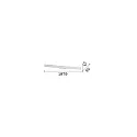 Ideal Lux wall luminaire REFLEX AP D107 LED LED IP54, white