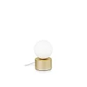 Lampe de table PERLAGE à 1 flamme G9 IP20, laiton satiné 