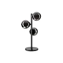 Lampe de table PERLAGE 3 flammes G9 IP20, noir 