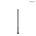 Luminaire d'allées JEDI PT LED 120.5CM angulaire, commutable, avec piquet de potentiel IP65, noir mat 