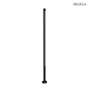 Luminaire d'allées JEDI PT LED 160.5CM angulaire, commutable, avec piquet de potentiel IP65, noir mat 