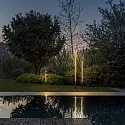 Ideal Lux Luminaire d'allées JEDI PT LED 160.5CM angulaire, commutable, avec piquet de potentiel IP65, noir mat 