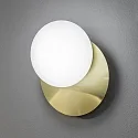 Ideal Lux wall luminaire NINFEA AP1 GX53 IP20, brass