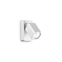 Luminaire mural RUDY à 1 flamme GU10 IP20, blanche gradable