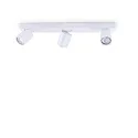 Luminaire de plafond RUDY 3 flammes GU10 IP20, blanche gradable