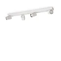 Luminaire de plafond RUDY 4 flammes GU10 IP20, blanche gradable