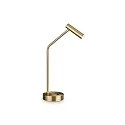 Lampe de table EASY IP20, laiton brossé 