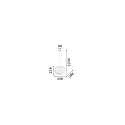 Ideal Lux Luminaire à suspension COTTON 30 E27 IP20, blanche gradable