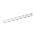 canopy LINEAR ALL IN 4-fold, square, with cover, white matt