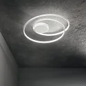 Luminaire de plafond OZ PL DALI/PUSH rond, contrôlable par DALI IP20