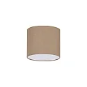 Abat-jour SET UP CILINDRO Ø 16.5CM cylindrique, protection accrue contre les incendies, bleu-gris