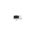 Ideal Lux Abat-jour SET UP PARALUME CILINDRO Ø 70 cm cylindrique, bleu-gris