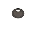 Plafonnier encastré QUARK rond IP20, noir 