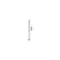 Ideal Lux Luminaire d'allées JEDI PT LED 160.5CM angulaire, commutable, avec piquet de potentiel IP65, anthrazit, mat 