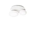 Luminaire de plafond NINFEA PL2 à 2 flammes GX53 IP20, blanche